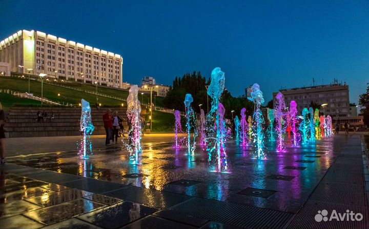 Пешеходный фонтан