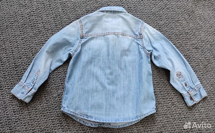 Джинсовая рубашка next 104