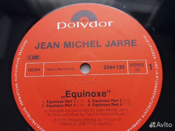 Jean michael jarre Nm/nm/Ger/Org