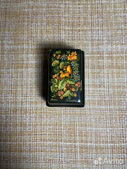 Шкатулка палех