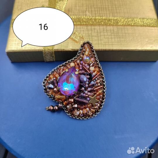 Брошь ручной работы 2