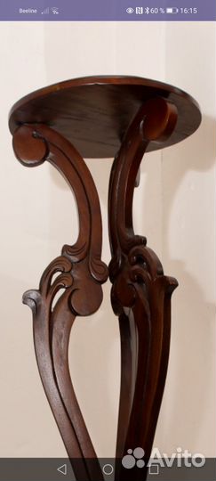 Подставка для цветов напольная деревянная