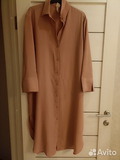 Летнее платье рубашка hm