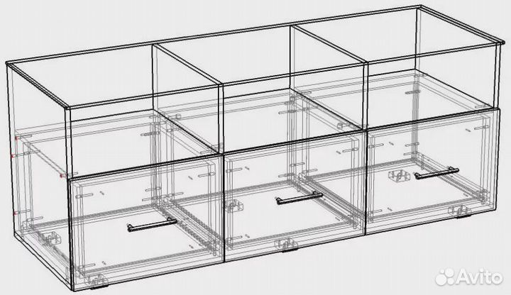 Тумба тв Модерн 1 с подсветкой глянец мдф