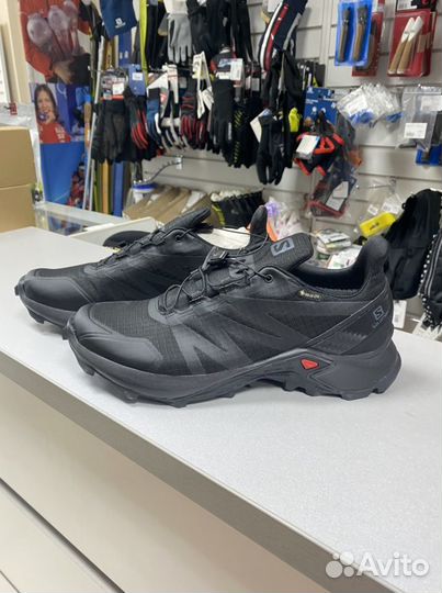 Кроссовки salomon supercross GTX Black/Bl/Bl