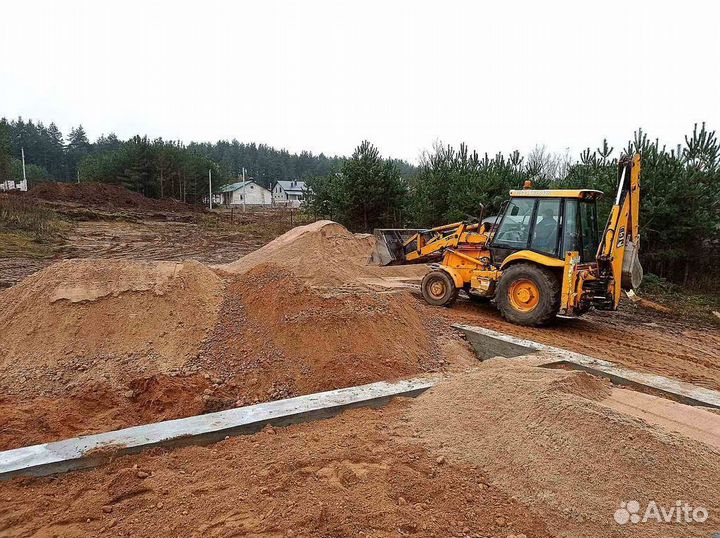 Песок карьерный строительный сеянный намывной