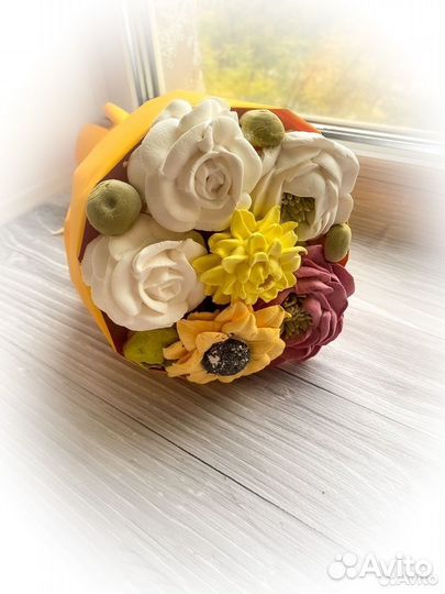 Зефирные цветы/тюльпаны/зефир