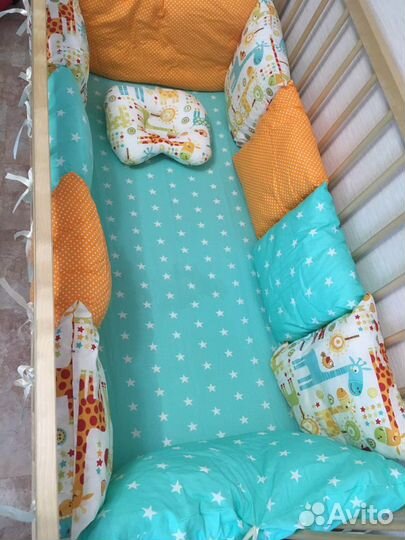 Бортики в детскую кроватку