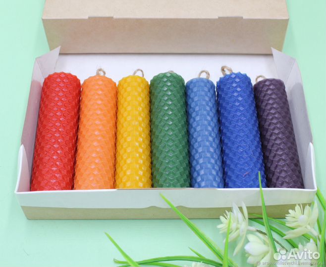 Свечи из вощины ручной работы