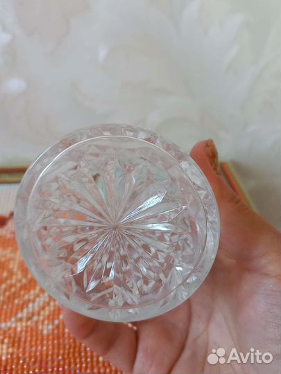 Графин,штоф хрустальный Богемия