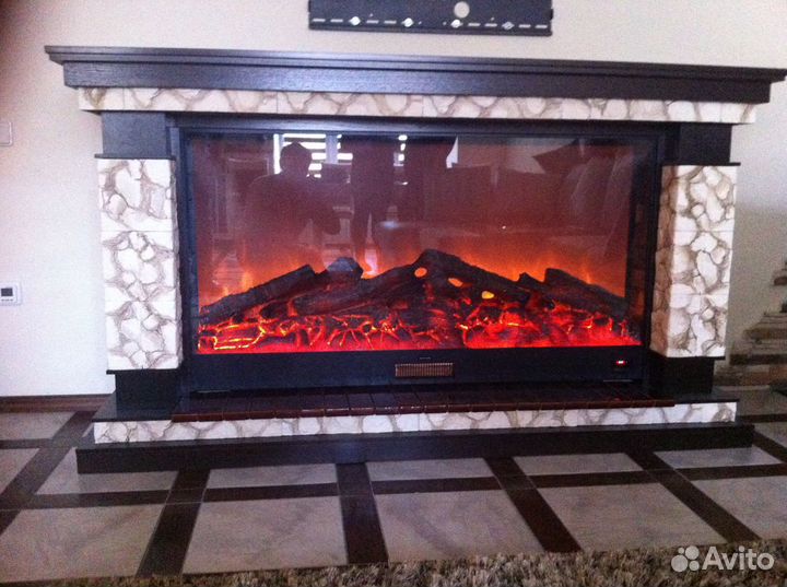 Премиум электрические камины. Рассрочка. Омск