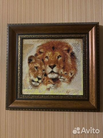 Картина «Семейство Львов» алмазная вышивка