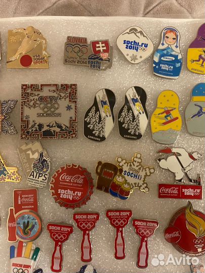 Значки Олимпиада Сочи 2014