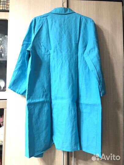 Льняная рубашка туника marina rinaldi