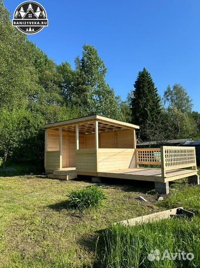 Беседка открытая 3х4