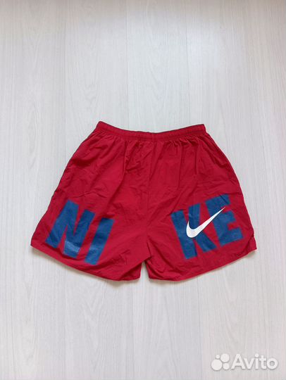 Винтажные нейлоновые шорты Nike 90-х оригинал