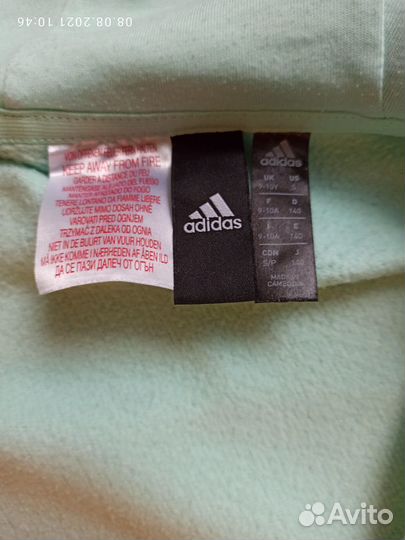 Кофта adidas оригинал для девочки