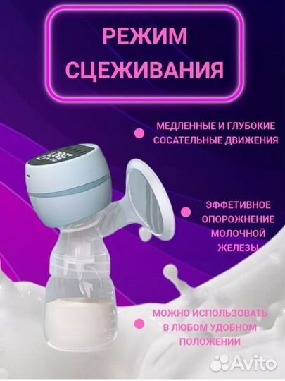 Молокоотсос электрический новый