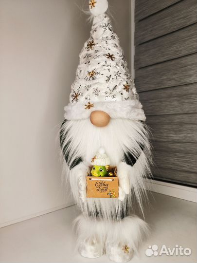 Новогодний декор скандинавский гном