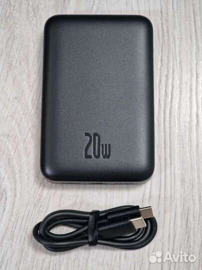 Беспроводной магнитный Повербанк Baseus 10000mah