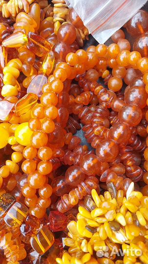 Бусы Янтарь