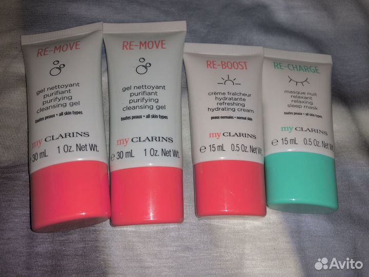 Набор Clarins Skin Dream крем, маска, пенка-новый