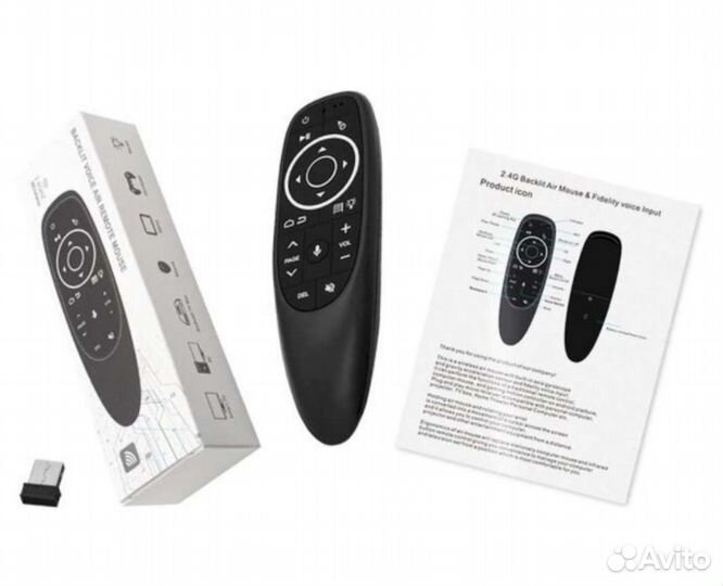 Пульт с аэромышью и голосовым поиском g10s pro