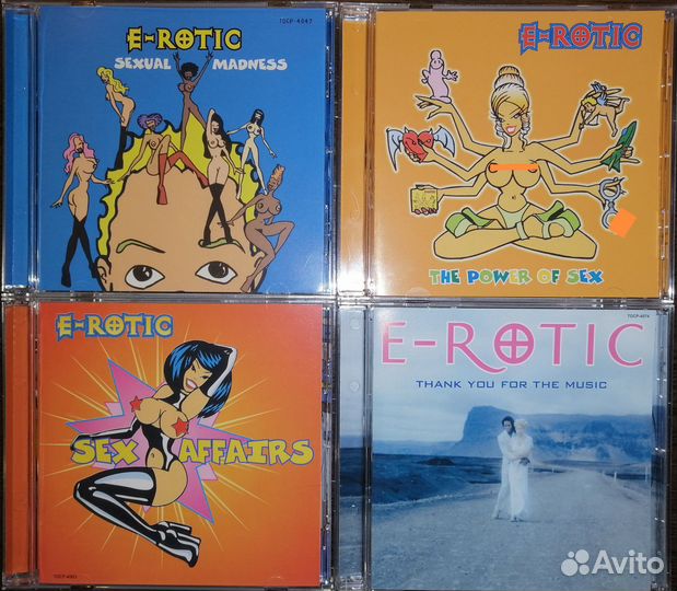 Группы E-type, E-rotic, CD, Сд диски
