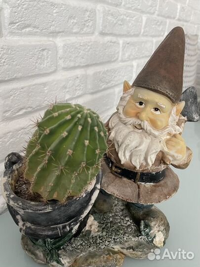 Горшок керамика - гном