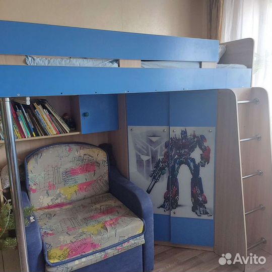 Детская кровать чердак