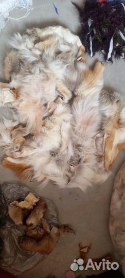 Мех лисы, лоскуты