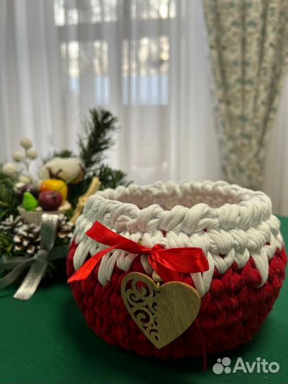 Корзинки вязанные