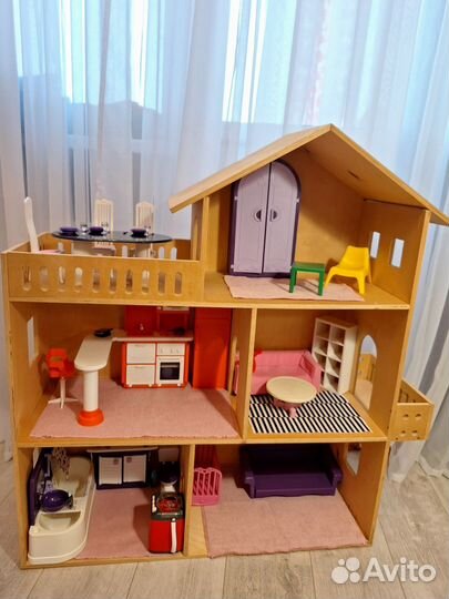 Домик кукольный из фанеры 1 мм