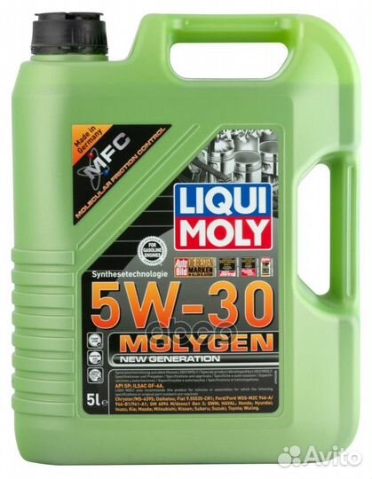 5W-30 Molygen New Generation, API SP, ilsac GF