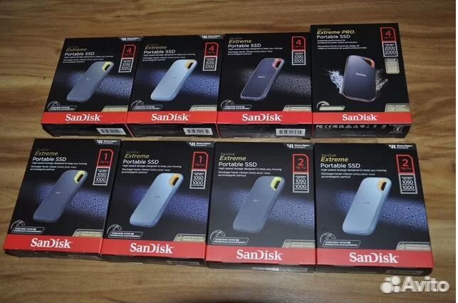 SanDisk Extreme SSD V2 - 1тб / 2тб / 4тб (новые)