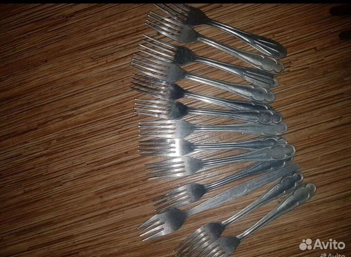 Вилки СССР винтаж алюминиевые