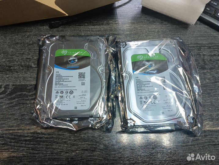 Жесткий диск новый 3TB Seagate SkyHawk