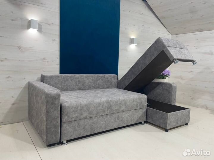 Диван евроугол раскладной удобный