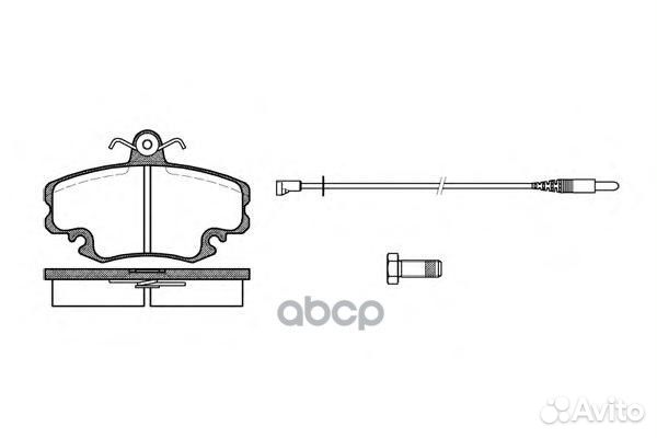 141 32 FDB845571526X колодки дисковые п Rena
