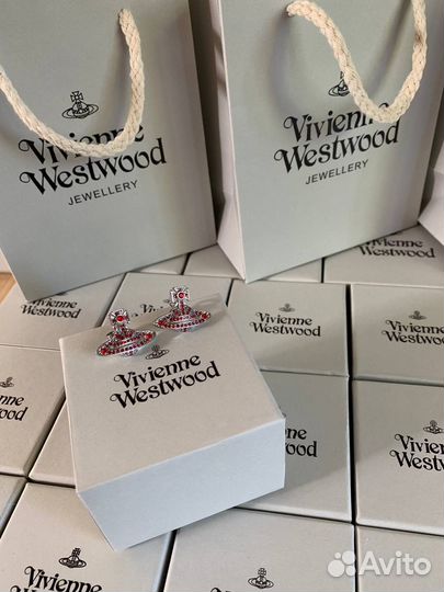 Серьги гвоздики Vivienne Westwood