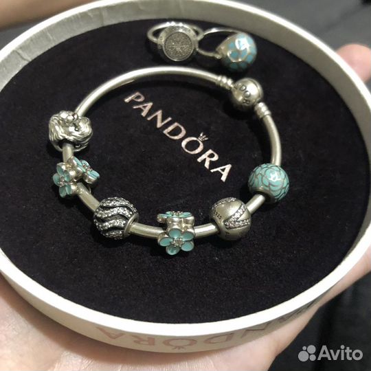 Pandora шарм кольцо оригинал