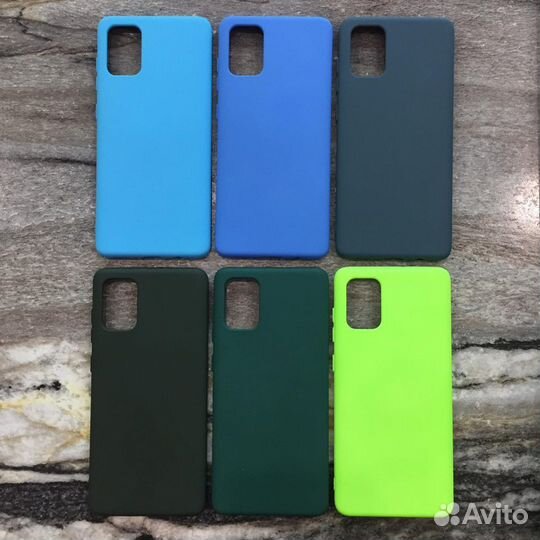 Чехол для Samsung A71 Silicone Case