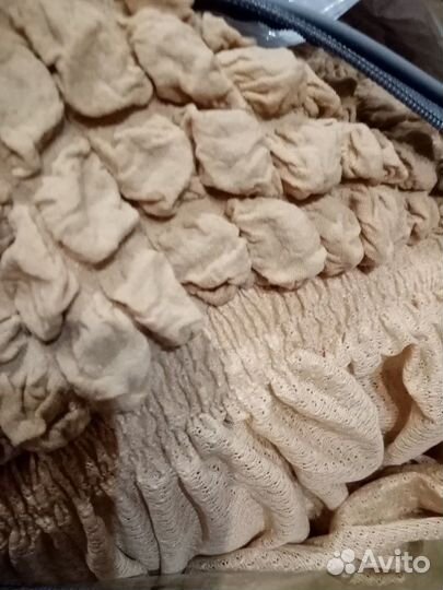 Чехол натяжной, на угловой диван