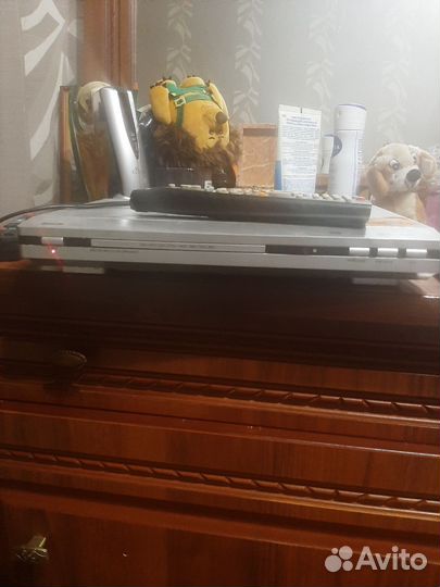 Dvd плеер рабочий с фильмами, двд караоке с микроф