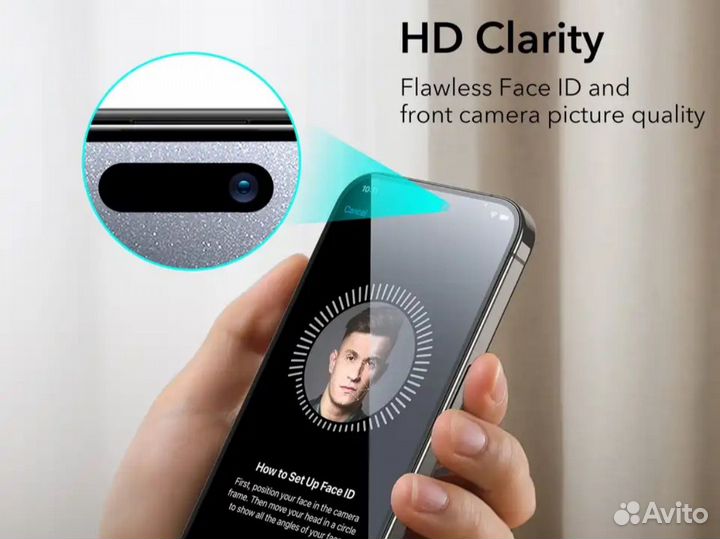 Новое защитное стекло на iPhone 15 Pro