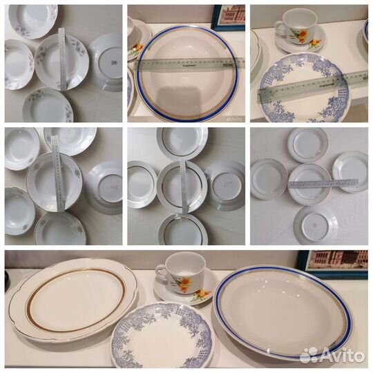 Тарелки СССР и Япония