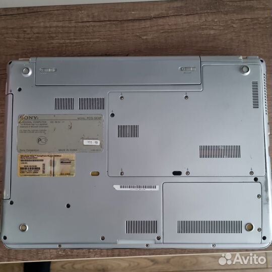 Ноутбук Sony vaio