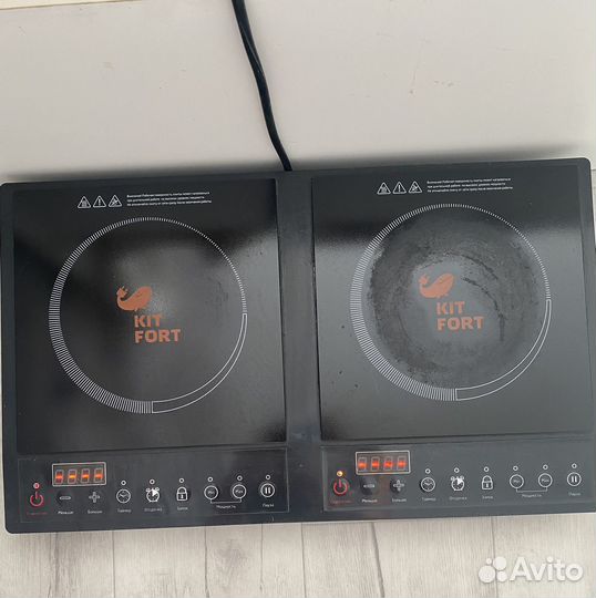 Индукционная плита 2 конфорки бу