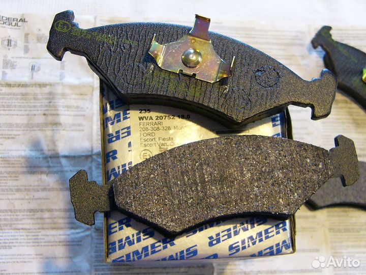 Тормозные колодки дисковые Simer 235 для Ford