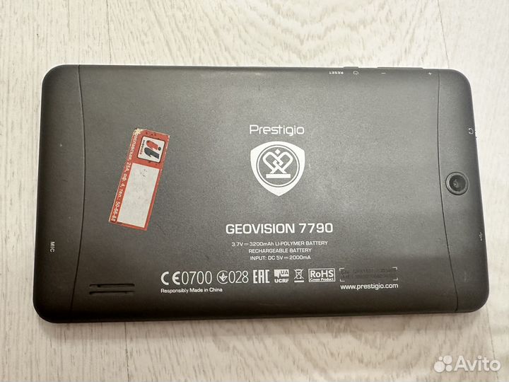 Планшет prestigio geovision 7790